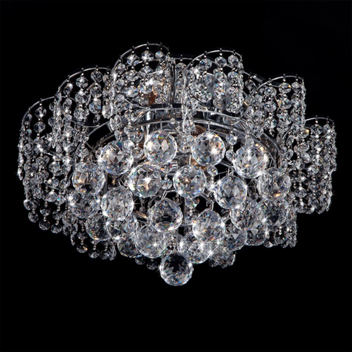 Люстра Charm 6x60Вт Е27 хром 39x39x16см