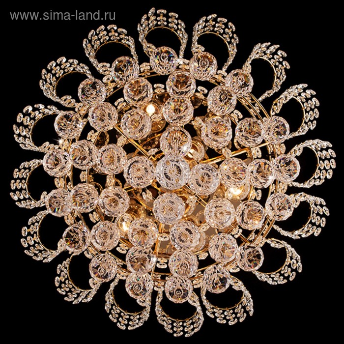 

Люстра Charm 9x60Вт Е27 золото 50x50x25см