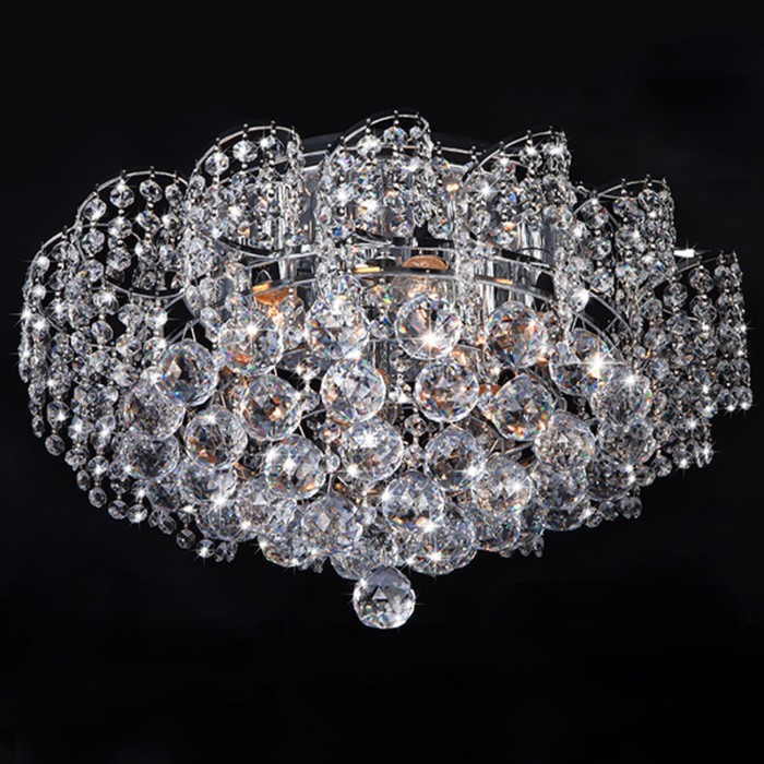 Люстра Charm 9x60Вт Е27 хром 50x50x25см