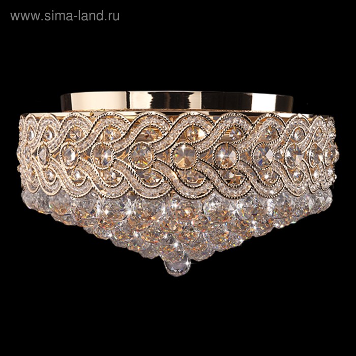 

Люстра Anika 8x60Вт Е14 золото 46,5x46,5x28см