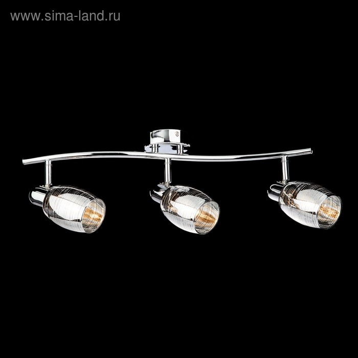 

Спот Polaris 3x40Вт Е14, хром 54x18x17 см