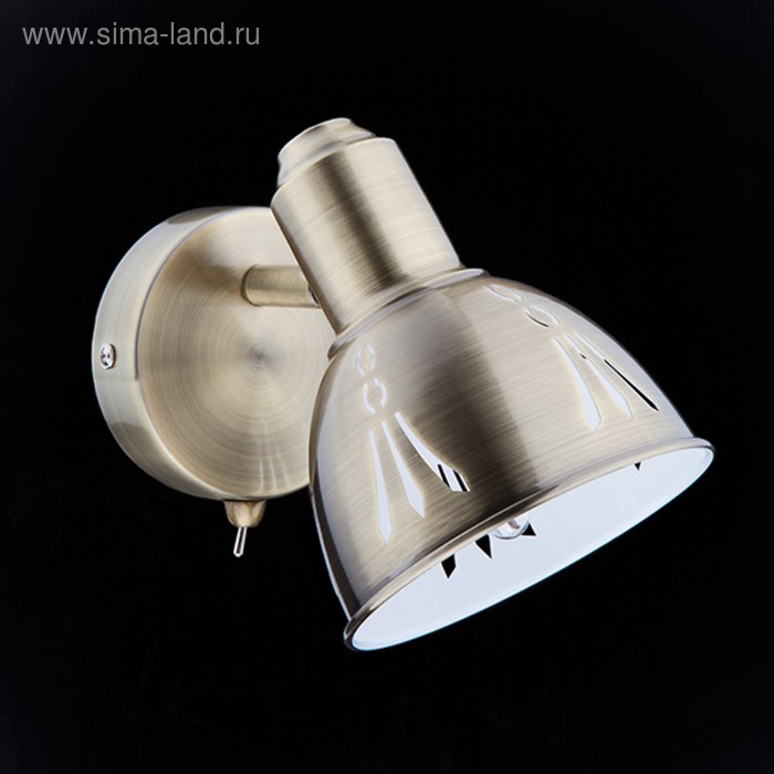 

Спот Azimuth 1x40Вт Е14, бронза 11,5x19x15 см