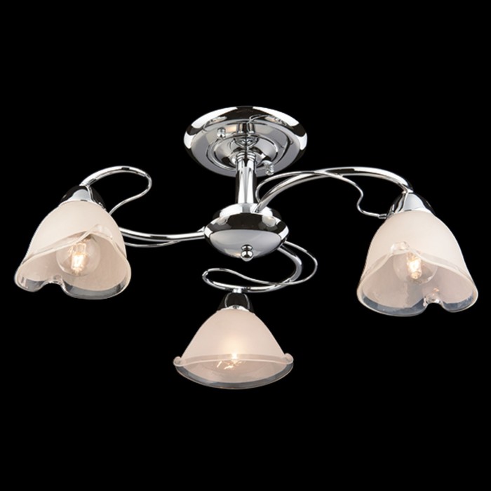 Люстра Artemida 3x60Вт Е27 хром 48x48x25см