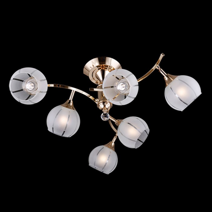 Люстра Libre 6x60Вт Е27 золото 70x70x30см