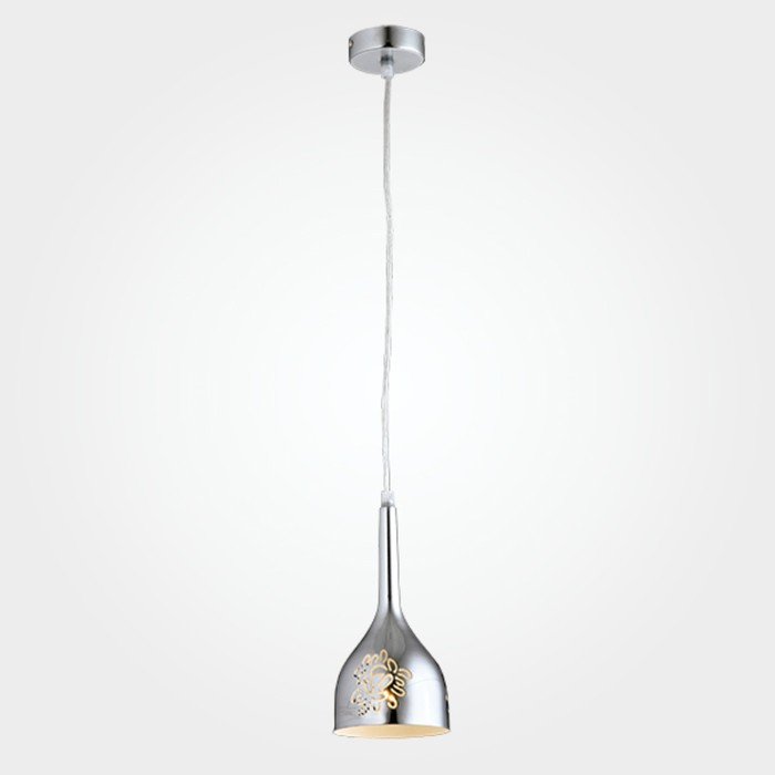 Люстра подвес Vivaldi 1x60Вт Е14 хром 11x11x80см