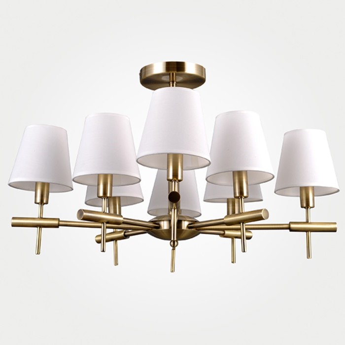 Люстра Florentine 8x40Вт Е14 бронза 64x64x42см