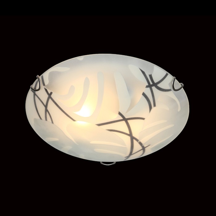 Светильник Glory 2x60Вт Е27 хром 30x30x7см