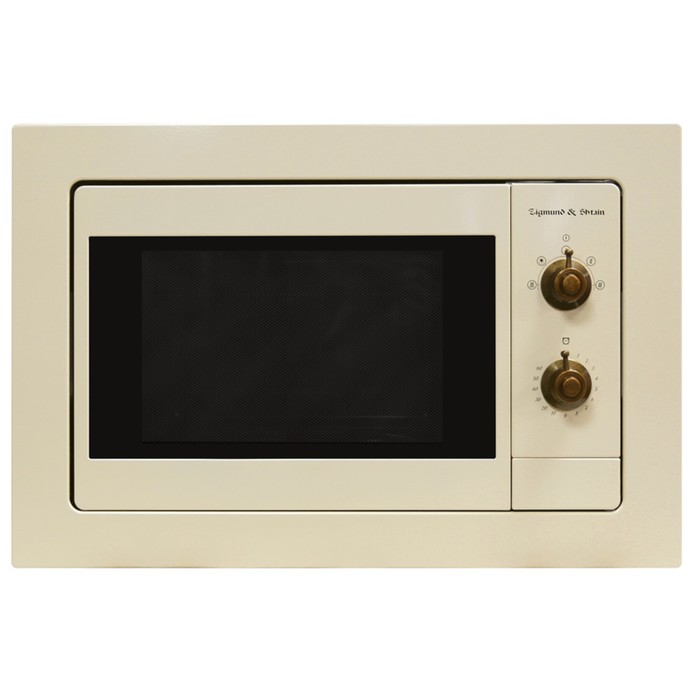 Микроволновая печь Zigmund &amp; Shtain BMO 18.172 X, 18 л, 800 Вт, 3 уровня мощности, бежевый