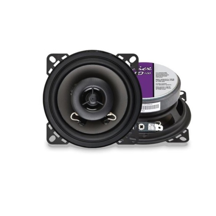 Акустическая система Kicx PD-100, 10 см, 100 Вт, набор 2 шт