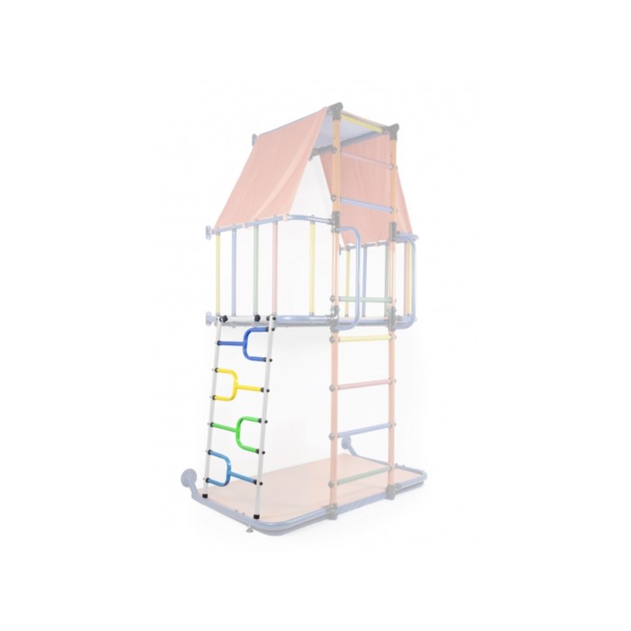 Модуль металлический лаз белый-радуга