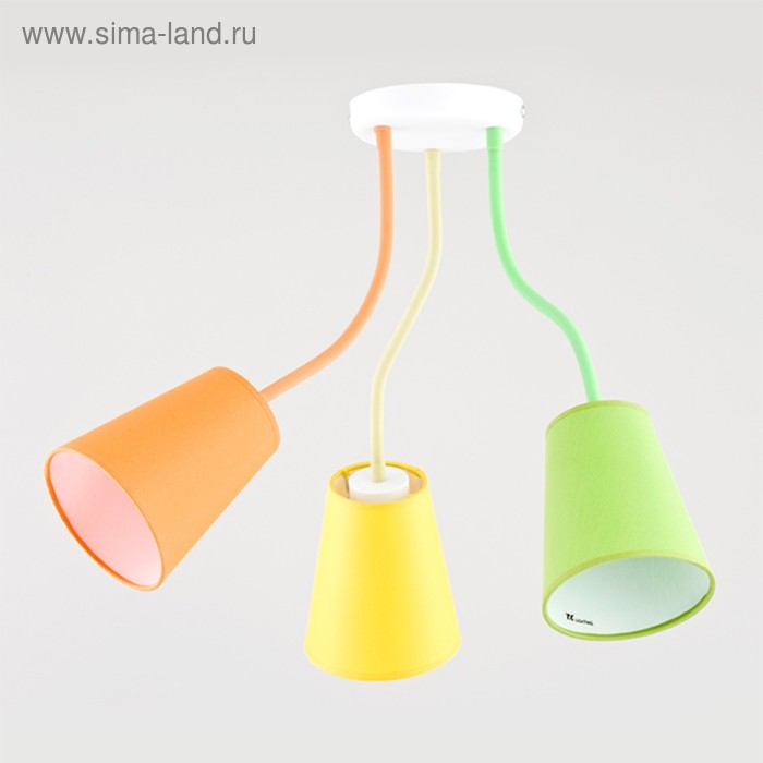 Люстра Wire Colour 3x60Вт Е27 белый 106x106x59см 7568₽