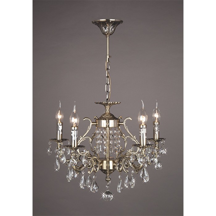 Люстра Juliana 5x60Вт Е14 бронза 50x50x85см