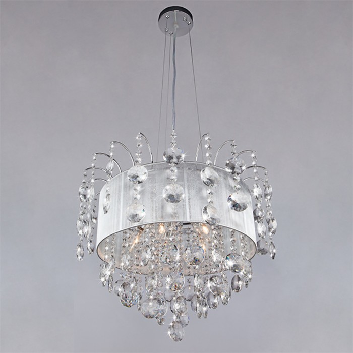 Люстра Amulitt 5x60Вт Е14 хром 51,5x51,5x90см