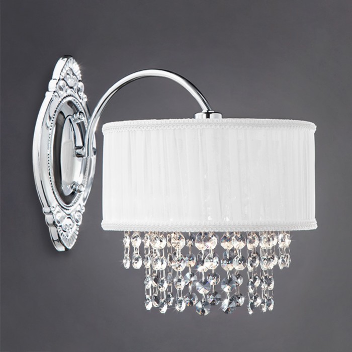 Бра Aphrodite 1x40Вт Е14 хром 33x22x26см