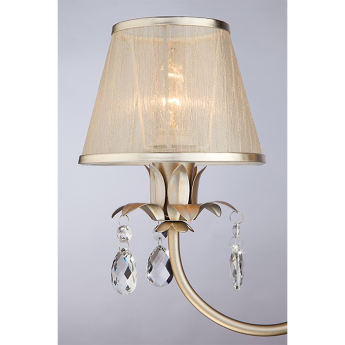 Бра Leticia 1x40Вт Е14 золото 15,5x26,6x29см