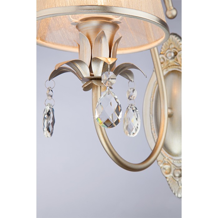 Бра Leticia 1x40Вт Е14 золото 15,5x26,6x29см