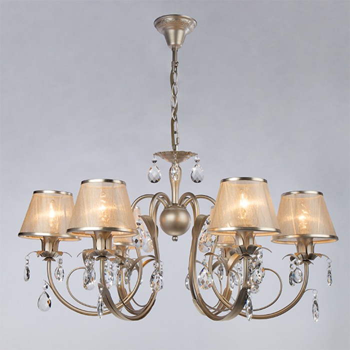 Люстра Leticia 6x40Вт Е14 золото 77,7x77,7x81см