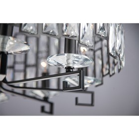 

Люстра Frammenti 8x60Вт Е14 чёрный 62,5x62,5x81см