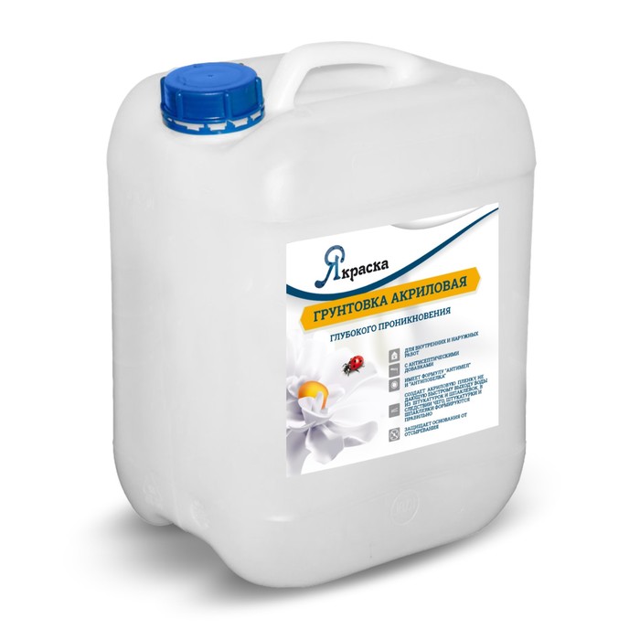 Грунтовка акриловая глубокого проникновения "Якраска" 1л