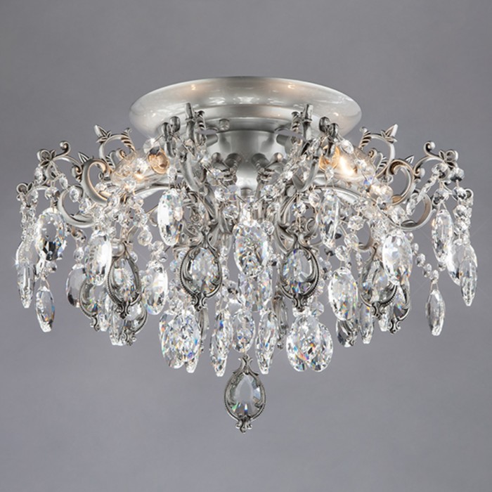 Люстра Wonderful 5x40Вт Е14 серебро 49x49x33см