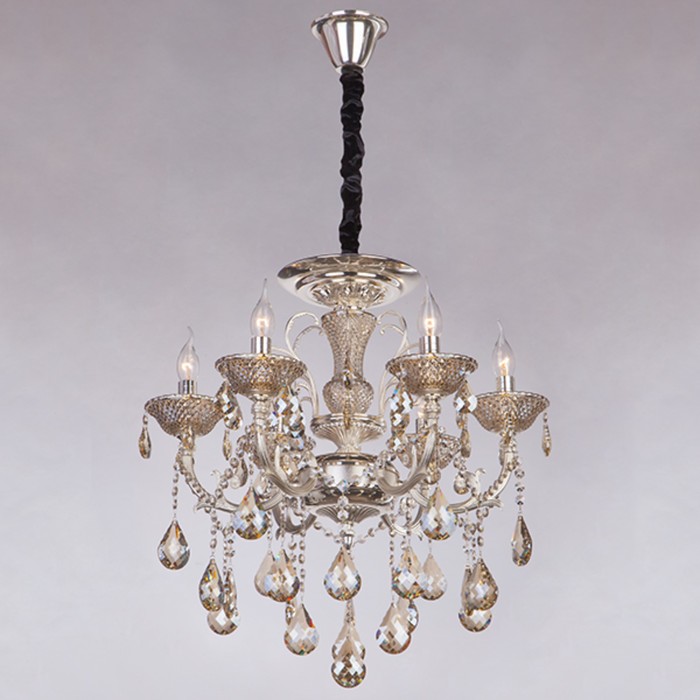 Люстра Caprice 6x40Вт Е14 платина 65x65x59см