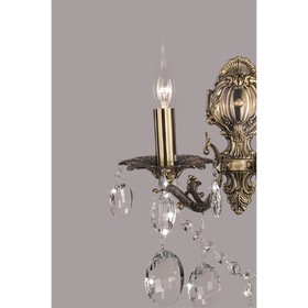 

Бра Fedelia 2x60Вт Е14, бронза 28x32x46 см