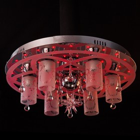 

Люстра Persey 6x40Вт Е14 хром 55x55x19см