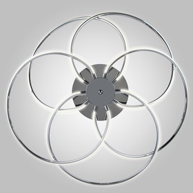 

Люстра Infinity 115Вт LED хром 80x80x22см