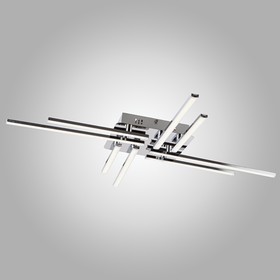 

Люстра Vector 48Вт LED хром 75x75x6см