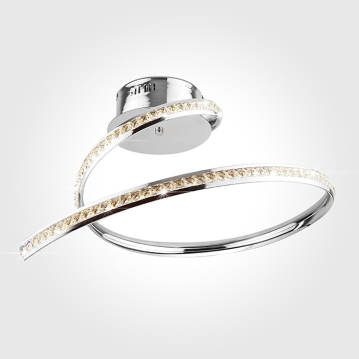 Люстра Ilana 38Вт LED хром 52x52x35см