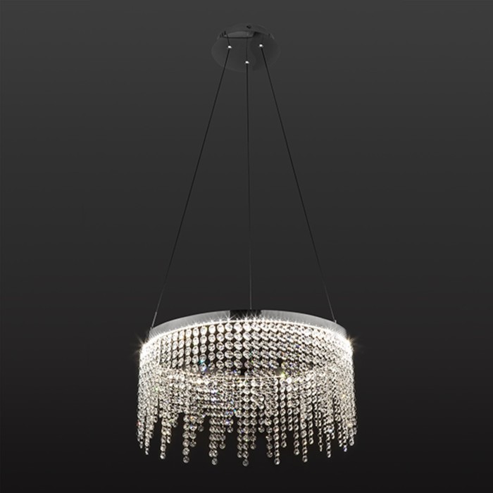 Люстра Royal 30Вт LED хром 50x50x100см