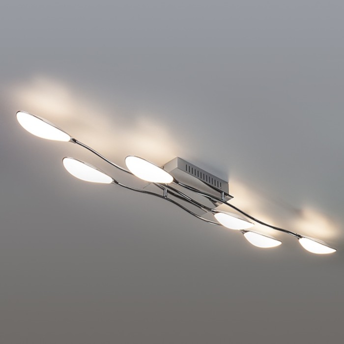 Люстра Golf 31.8Вт LED хром 104x14x8,5см