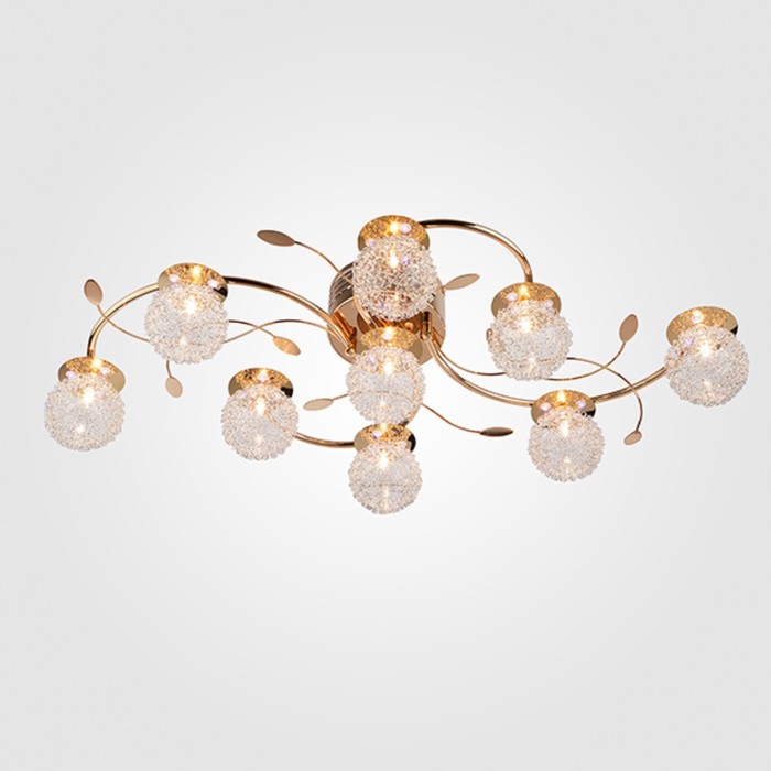 Люстра Armeria 9x20Вт G4 золото 85x45x18см