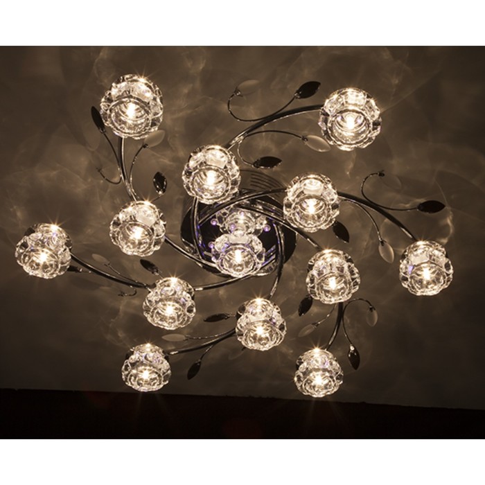 Люстра Irma 13x20Вт G4 хром 72x72x13,5см