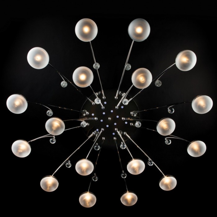 Люстра Catarina 18x20Вт G4 хром 105x105x15см