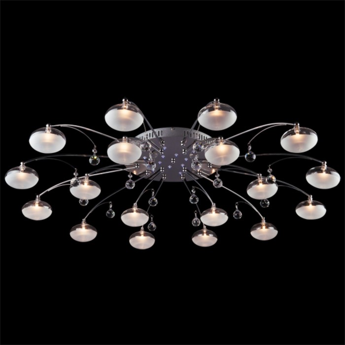 Люстра Catarina 18x20Вт G4 хром 105x105x15см