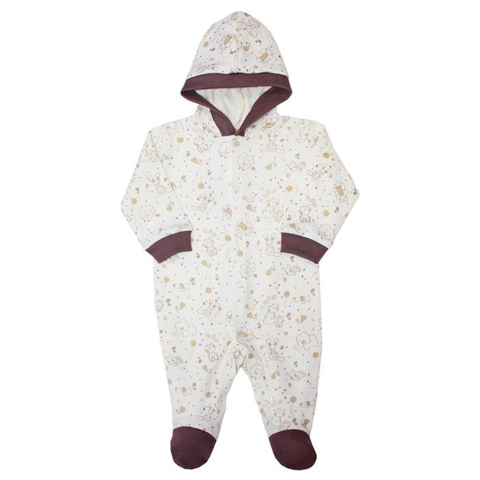 Комбинезон детский, рост 56 см, цвет экрю 6678