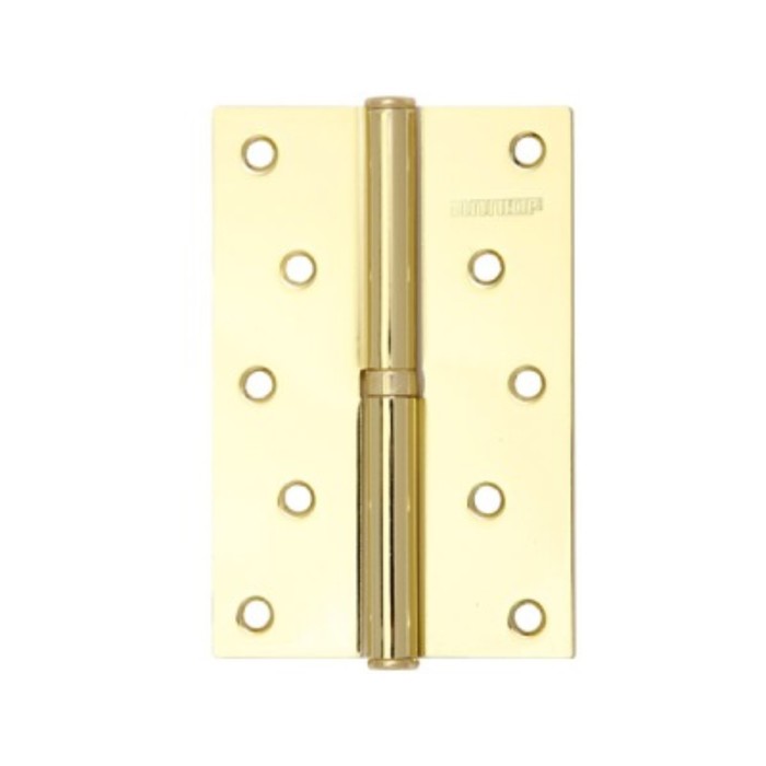 Петля дверная "АЛЛЮР" 2553 L1-RH-1BB-BP, правая,120х78.5 мм, цвет латунь