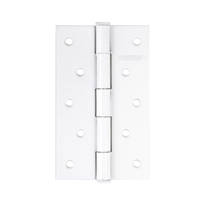 Петля дверная "АЛЛЮР" 2553 PN-FHP WW, 127х76 мм, белая