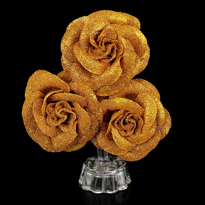 Сувенир "3 розы" световой МИКС