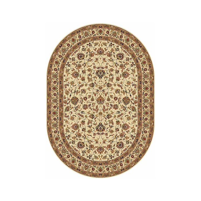 Ковер Heat-set BUHARA 5471, 1,2*3 м, овал, CREAM