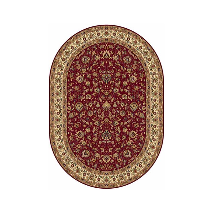 Ковер Heat-set BUHARA 5471, 1*3 м, овал, RED