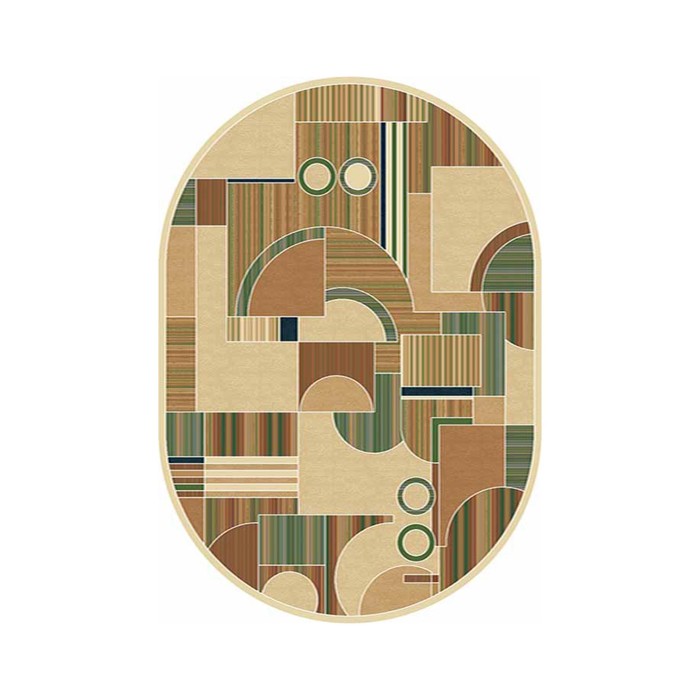 Ковер Heat-set BUHARA d149 0,6*1 м, овал, BEIGE