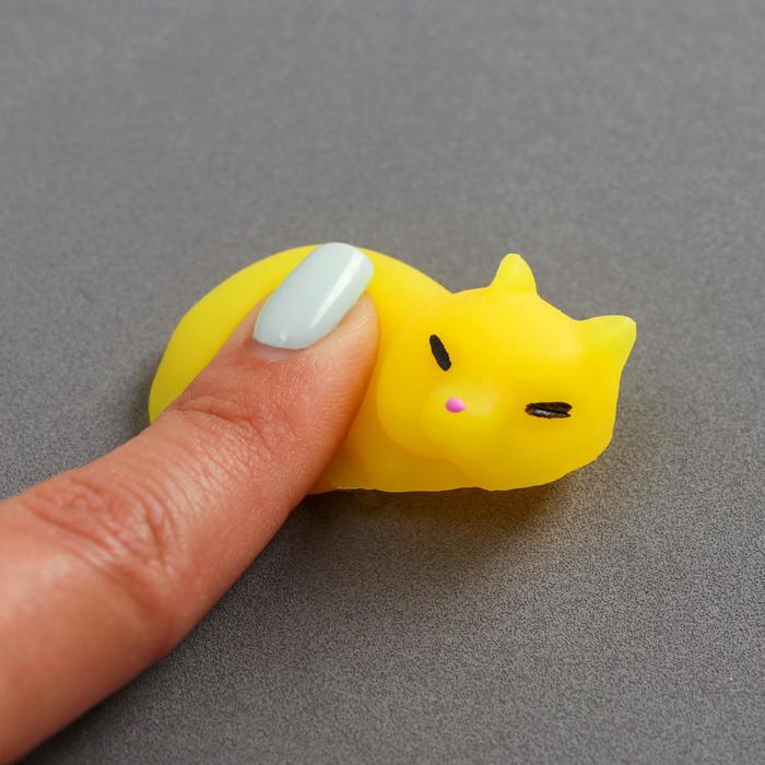 Мялка антистресс "Киска", цвета МИКС