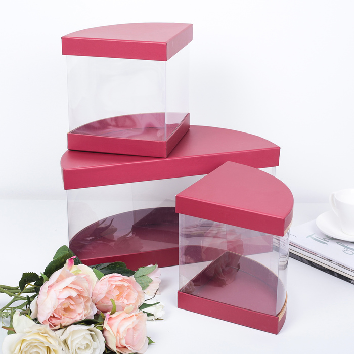 Набор коробок 3в1, 38 х 19 х 20 - 17 х 17 х 19,5 см