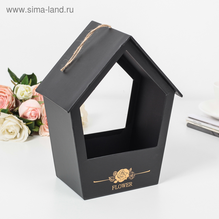 Фигурные Коробка для цветов 21 х 27 х 13 см