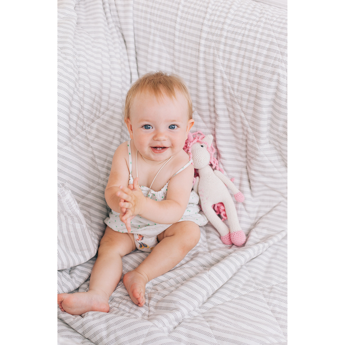 Наборы для вязания амигуруми: Мягкая игрушка «Единорожка Рокси», 10 х 4 х 14 см