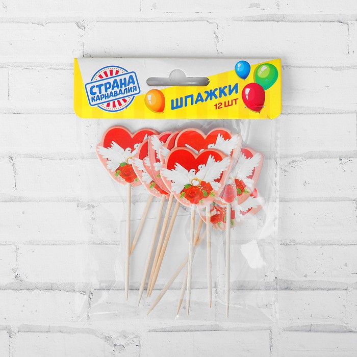 Шпажки "Любовь" (набор 12шт)