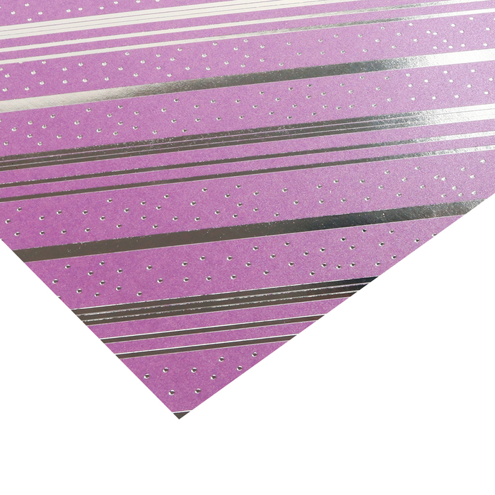 Бумага жемчужная с фольгированием «Сюрприз для тебя», 20 х 20 см, 250 г/м