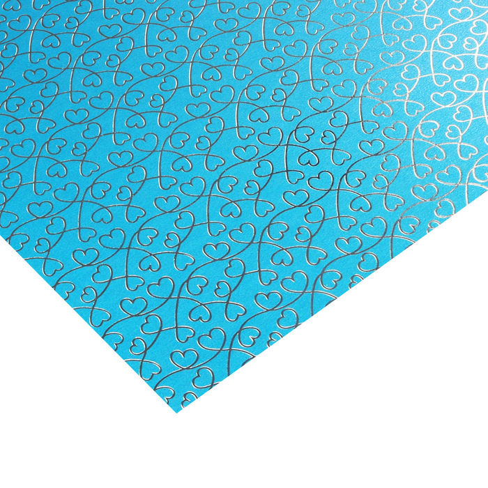 Бумага жемчужная с фольгированием «Для тебя!», 20 х 20 см, 250 г/м